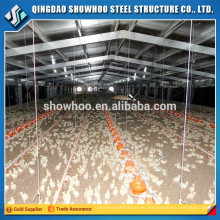 Alibaba confianza prefabricados automático de aves de corral de pollo de pollo de casa de diseño